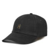 Шапка с козирка Tommy Hilfiger Elevated Chic AW0AW17631 Черен цвят на ниска цена