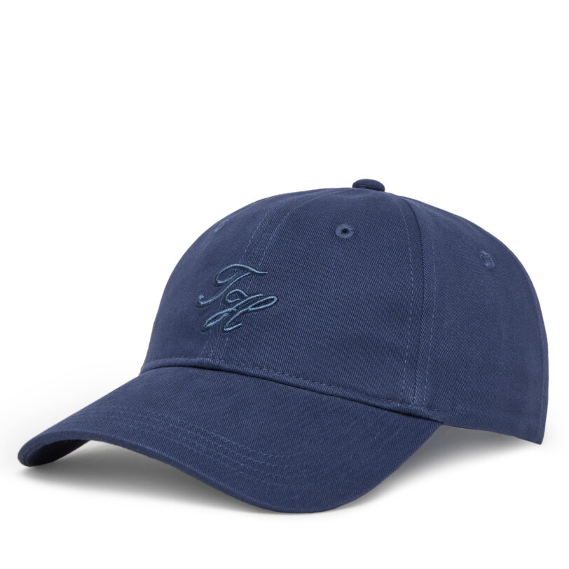 Шапка с козирка Tommy Hilfiger Embroidered Cap AW0AW17489 Тъмносин цвят на ниска цена