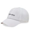 Шапка с козирка Tommy Hilfiger Linear Logo AM0AM12024 Бял цвят на ниска цена