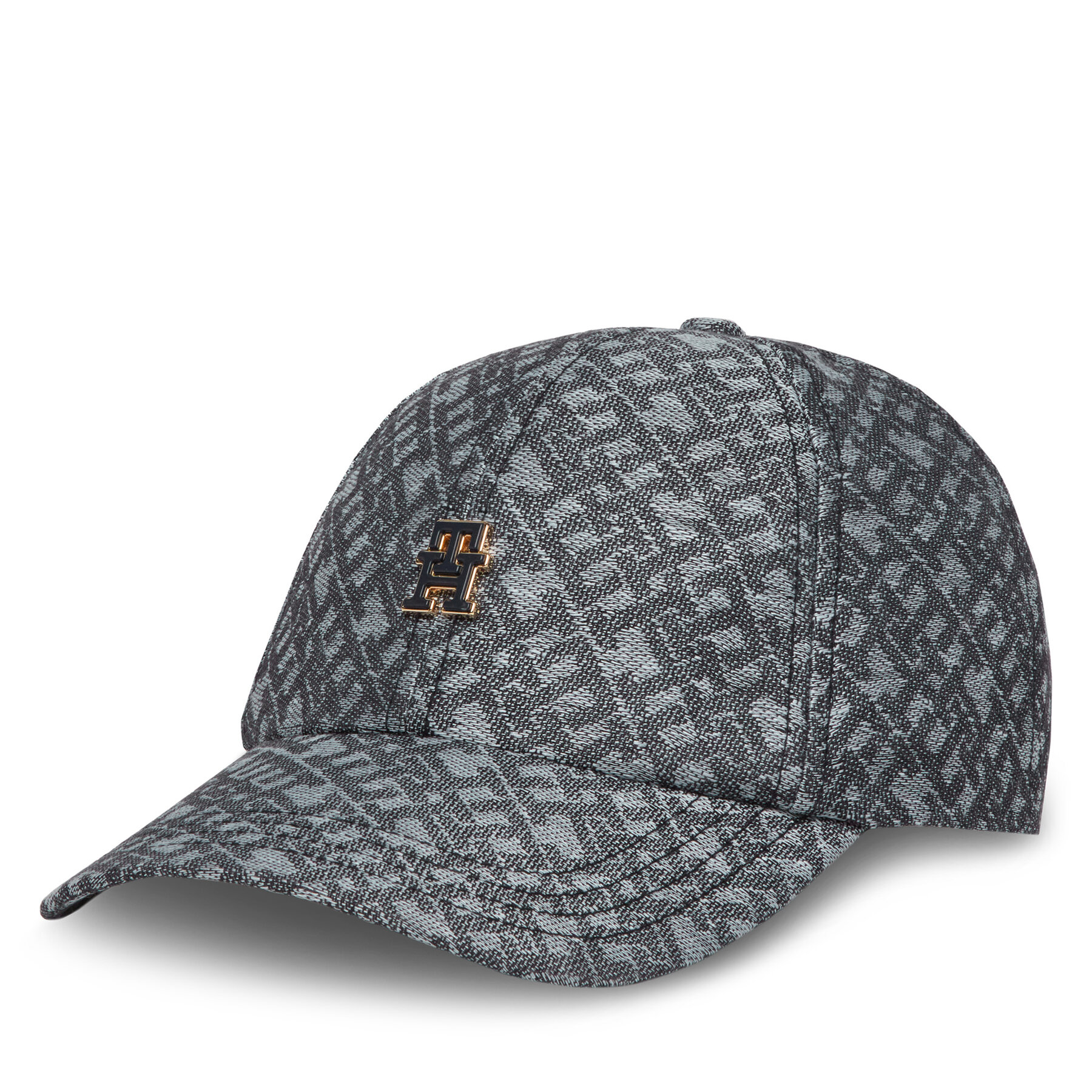 Шапка с козирка Tommy Hilfiger Monogram AW0AW17139 Тъмносин цвят на ниска цена