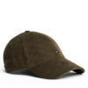 Шапка с козирка Tommy Hilfiger Th Flag 6 Panel Cord Cap AM0AM13583 Зелен цвят на ниска цена