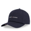 Шапка с козирка Tommy Hilfiger Th Foundation Soft 6 Panel Cap AM0AM13162 Тъмносин цвят на ниска цена