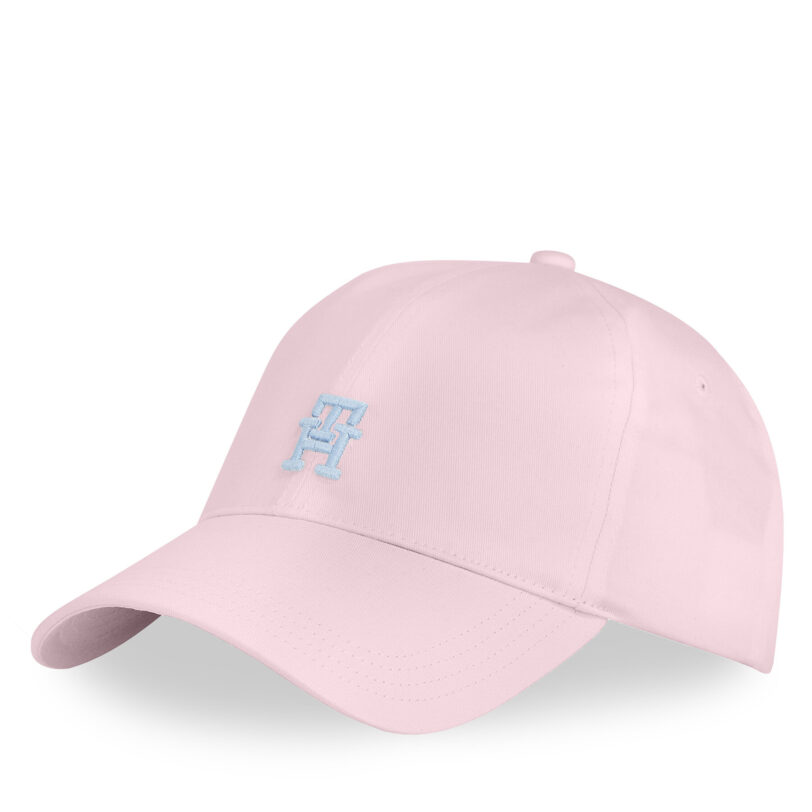 Шапка с козирка Tommy Hilfiger Th Imd Color 6 Panel Cap AM0AM13542 Розов цвят на ниска цена
