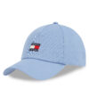 Шапка с козирка Tommy Jeans Tjm Heritage Core Cap AM0AM12933 Светлосиньо цвят на ниска цена