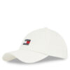 Шапка с козирка Tommy Jeans Tjw Heritage Core 5 Panel Cap AW0AW16991 Бял цвят на ниска цена