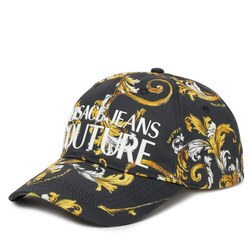 Шапка с козирка Versace Jeans Couture 78VAZK10 Черен цвят на ниска цена