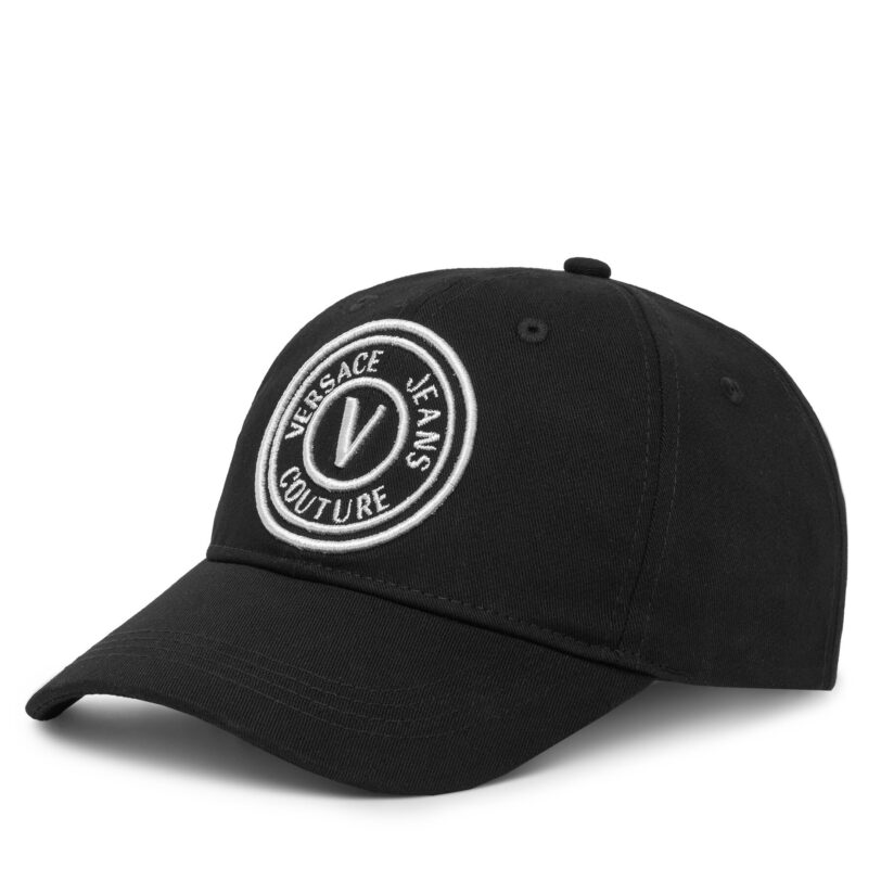Шапка с козирка Versace Jeans Couture 78VAZK26 Черен цвят на ниска цена