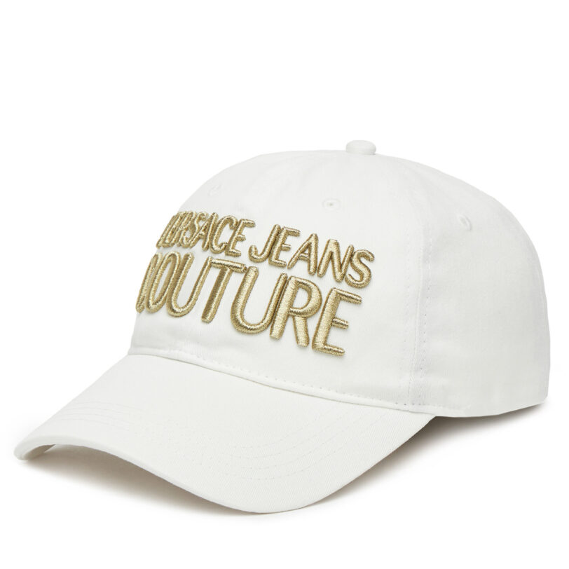 Шапка с козирка Versace Jeans Couture 78VAZK32 Бял цвят на ниска цена