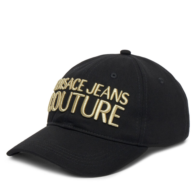 Шапка с козирка Versace Jeans Couture 78VAZK32 Черен цвят на ниска цена