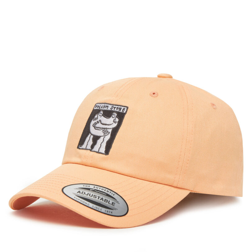 Шапка с козирка Volcom Stone Bloom E5512501 Оранжев цвят на ниска цена