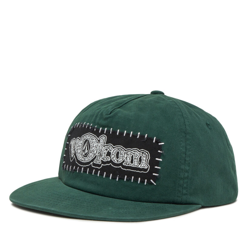 Шапка с козирка Volcom V Ent Adj D5512508 Зелен цвят на ниска цена