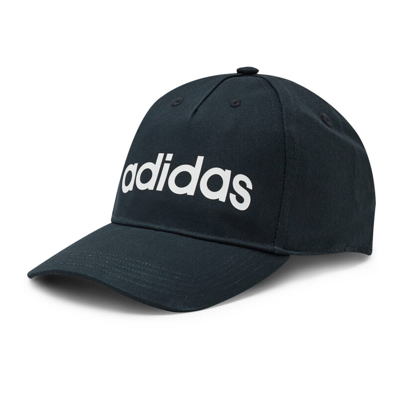 Шапка с козирка adidas Daily Cap HT6356 Черен цвят на ниска цена