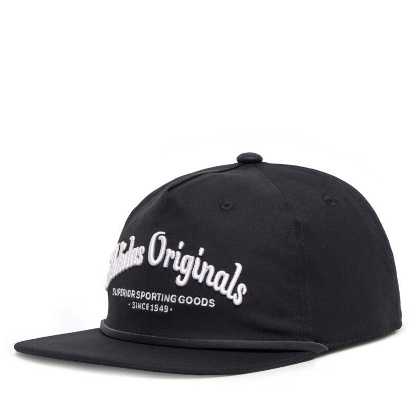 Шапка с козирка adidas Flatbrim JD0997 Черен цвят на ниска цена