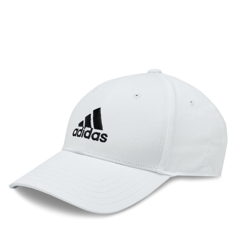 Шапка с козирка adidas IB3243 Бял цвят на ниска цена