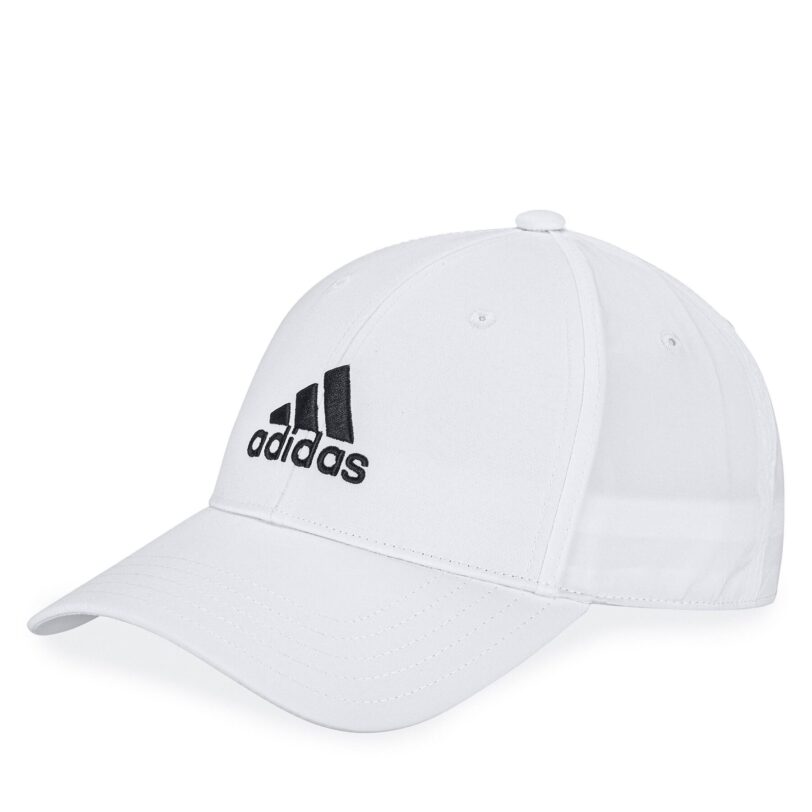 Шапка с козирка adidas II3552 Бял цвят на ниска цена
