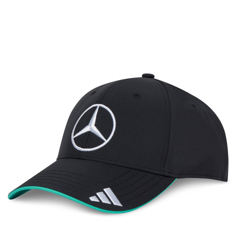 Шапка с козирка adidas Mercedes - AMG Petronas Formula One Team Driver JW6267 Черен цвят на ниска цена