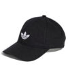 Шапка с козирка adidas adicolor Classic Trefoil JC6023 Черен цвят на ниска цена