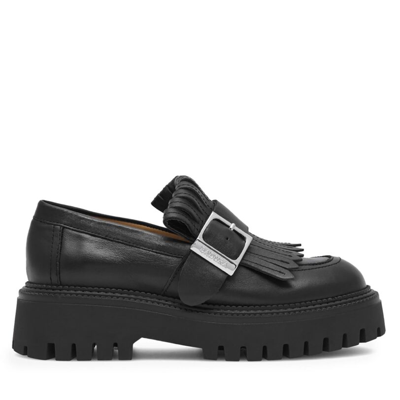 лоуфъри с дебела подметка Badura DEBORAH-24SS200 Черен цвят на ниска цена