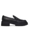 лоуфъри с дебела подметка Calvin Klein Jeans Chunky Cupsole Ru Patch Lth YW0YW01862 Черен цвят на ниска цена