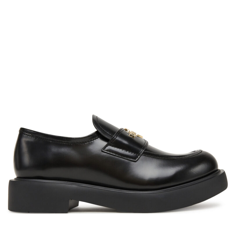 лоуфъри с дебела подметка LOVE MOSCHINO JA10404G1NJD000041 Черен цвят на ниска цена
