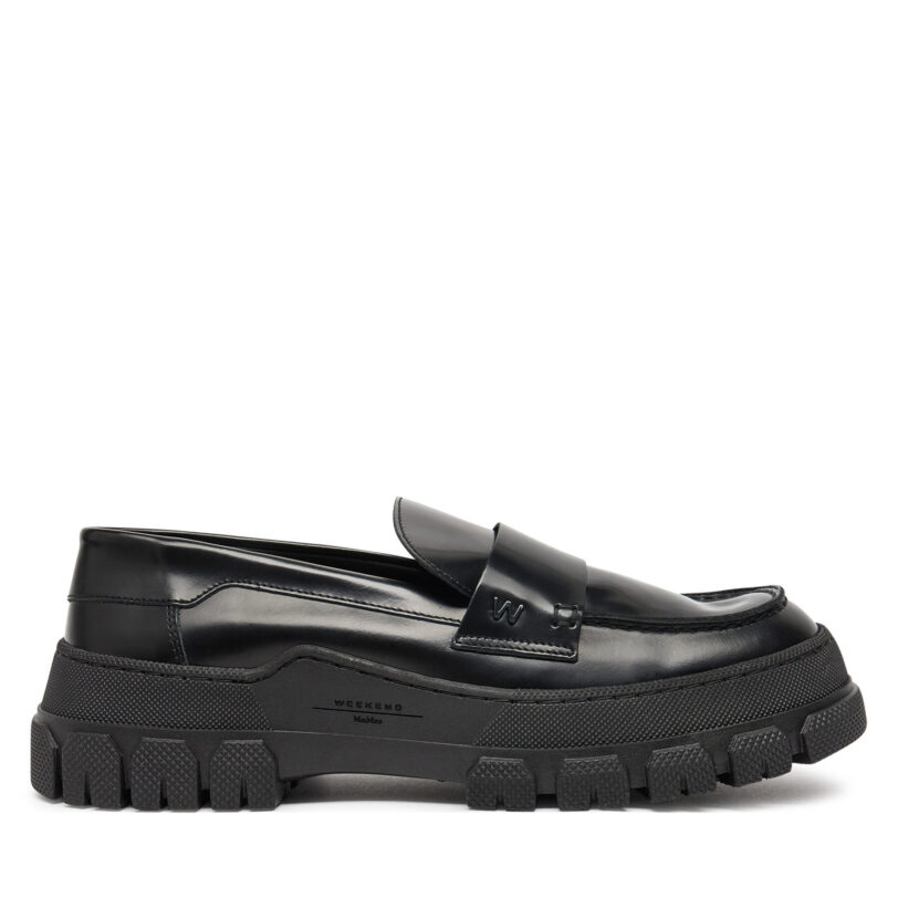 лоуфъри с дебела подметка Weekend Max Mara Conero 2425526015600 Черен цвят на ниска цена