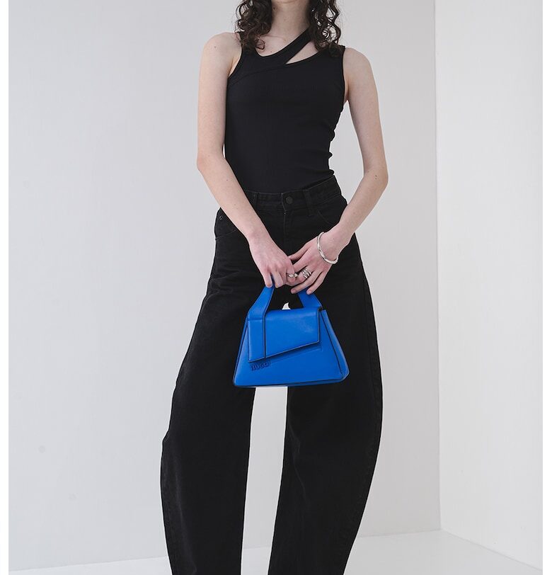 Асиметричен рипсен топ HUGO