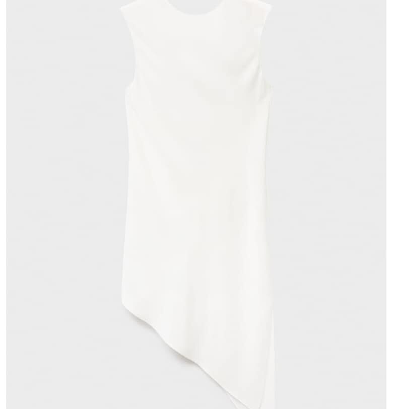 Асиметрична блуза без ръкави Mango