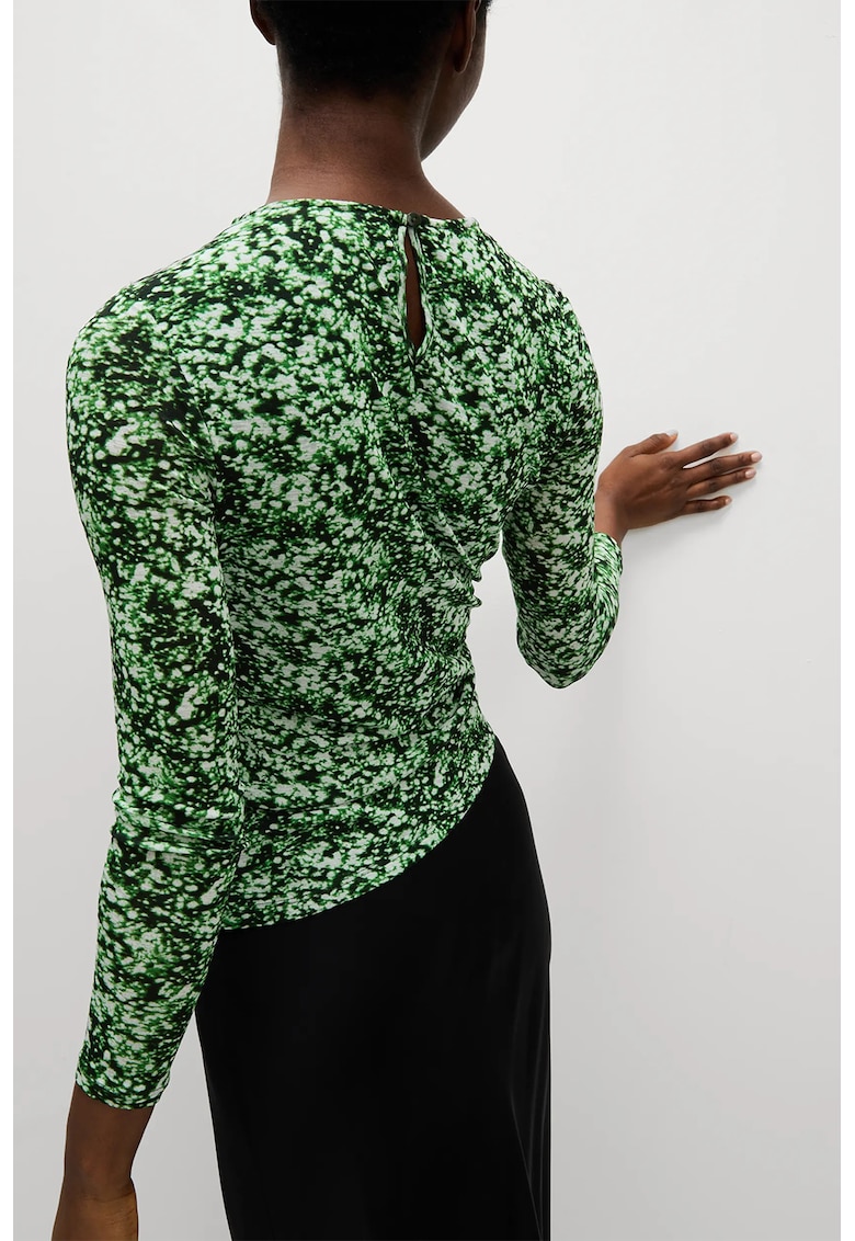 Асиметрична блуза с връзки Marks Spencer