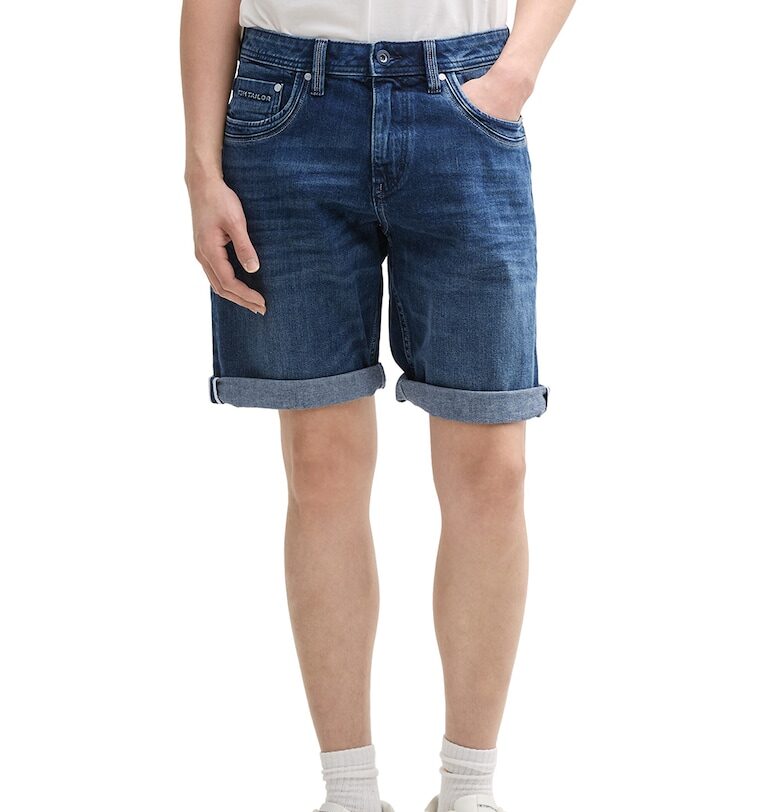 Бермуди от деним с навити подгъви Tom Tailor