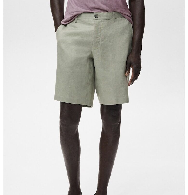 Бермуди чино от лен Mango