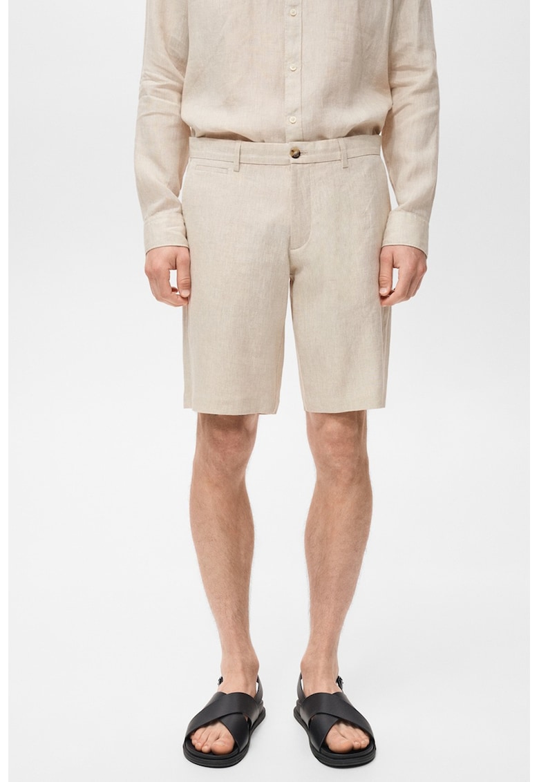 Бермуди чино от лен Mango