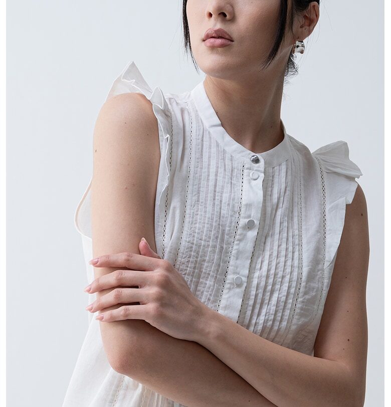 Блуза Bantiana с къси ръкави BOSS