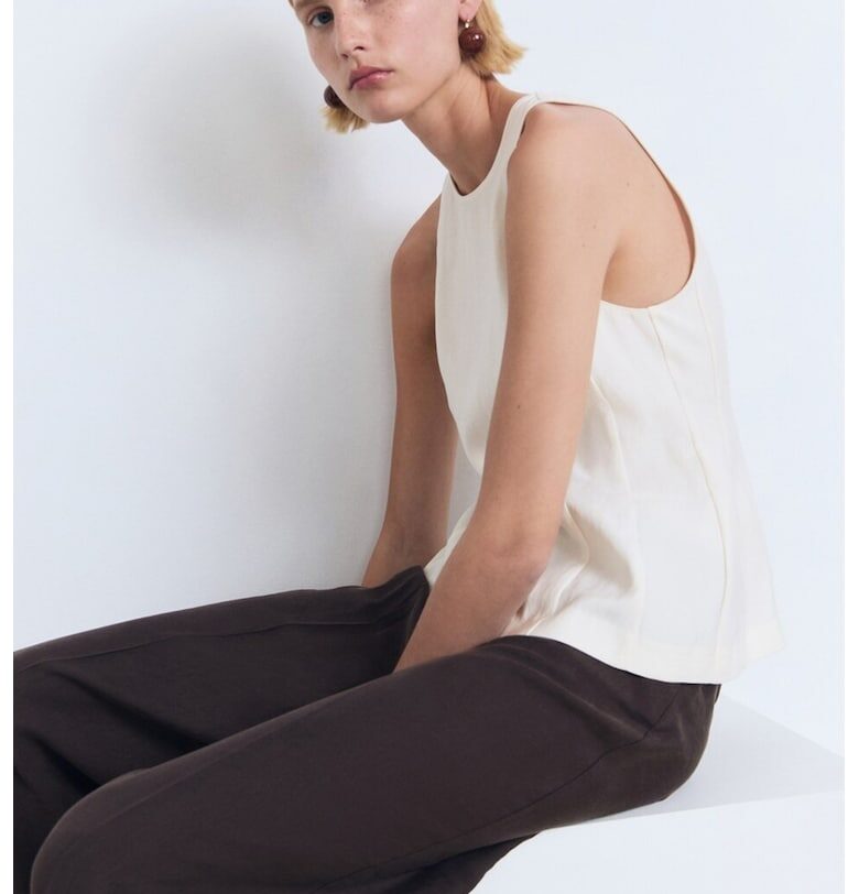 Блуза без ръкави Mango