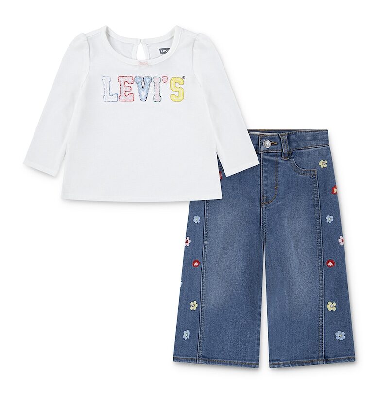 Блуза и дънки с бродерии Levis