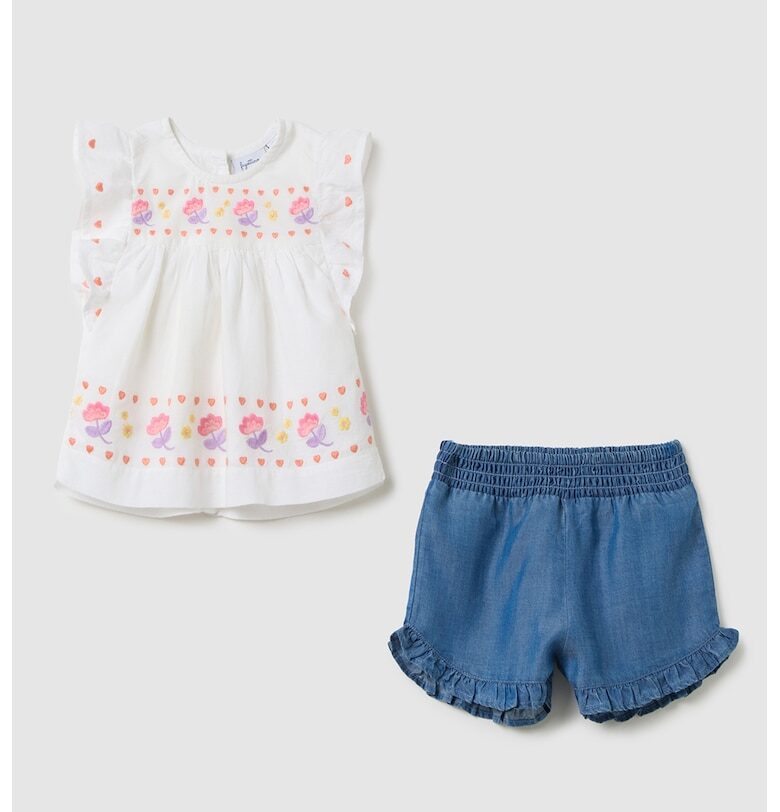 Блуза и къс панталон от деним - 2 части OVS