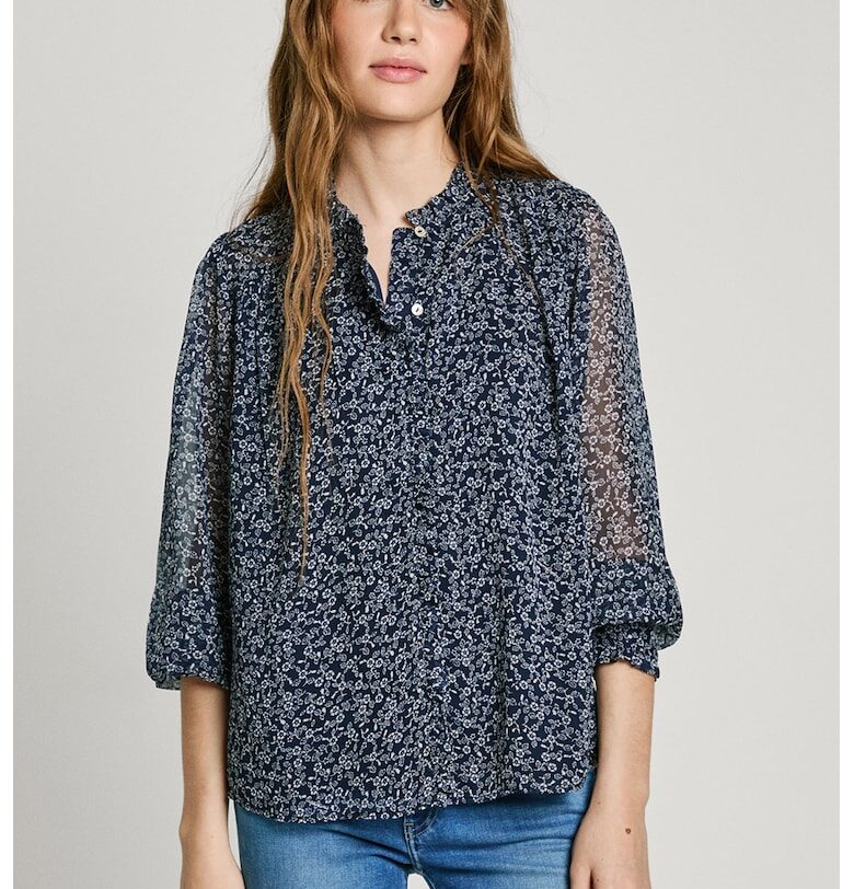 Блуза от шифон с копчета Pepe Jeans London