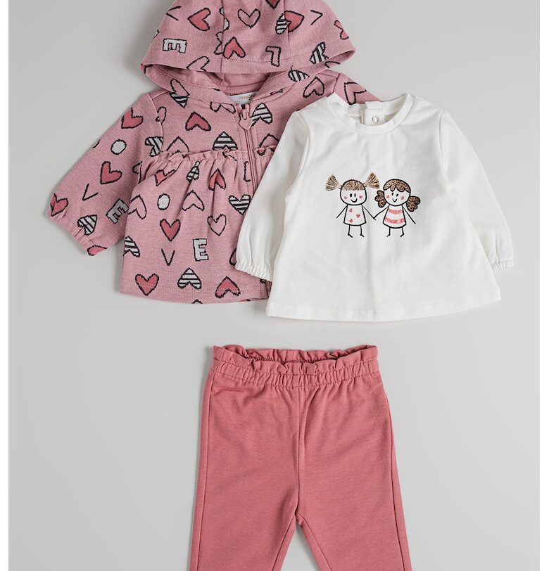 Блуза - панталон и худи с цип - 3 части Mayoral