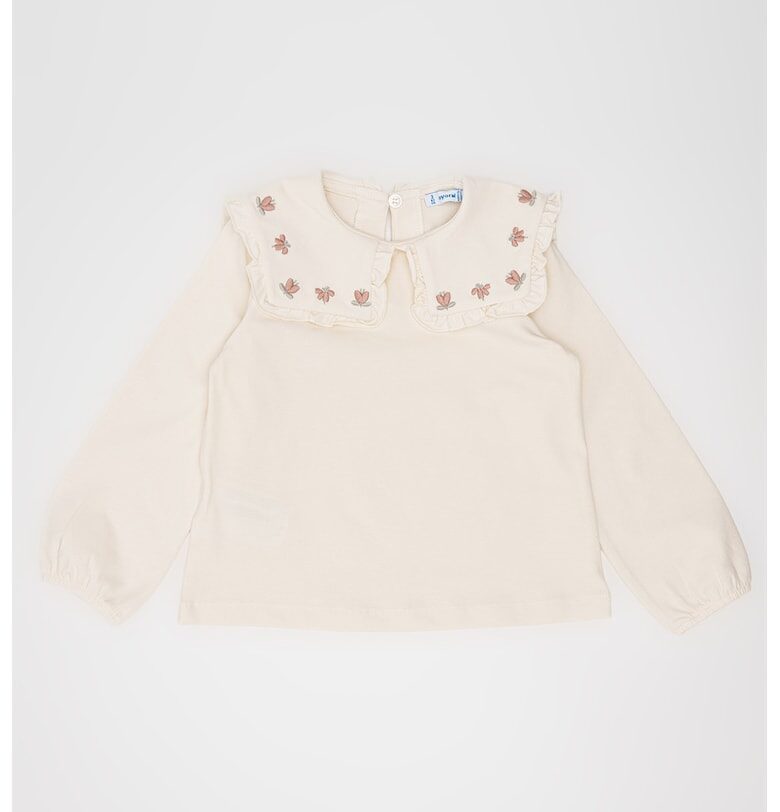 Блуза с бродирана яка Mayoral