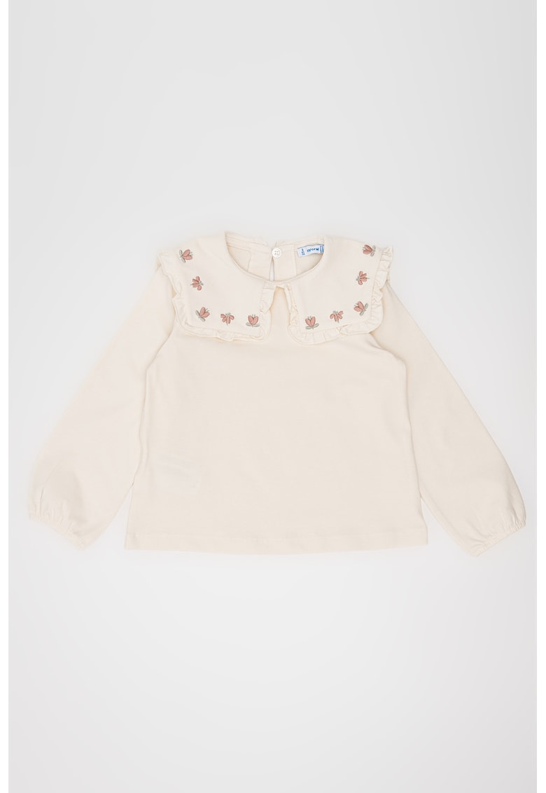 Блуза с бродирана яка Mayoral