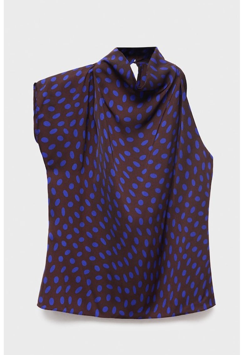 Блуза с голо рамо и застъпено деколте Mango