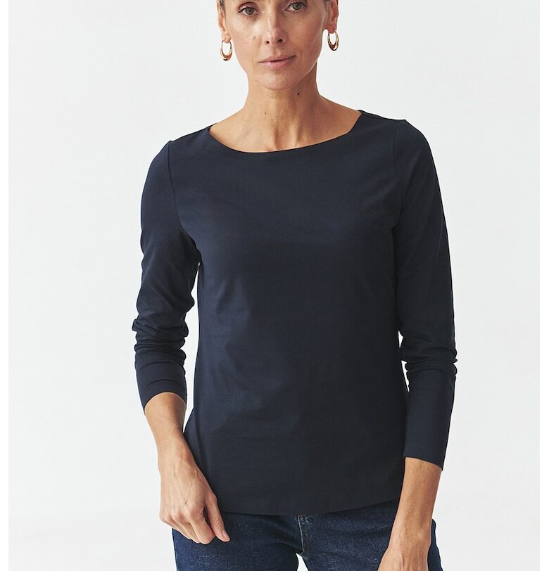 Блуза с деколте тип лодка Tatuum