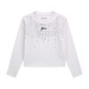 Блуза с декоративни камъни GUESS KIDS