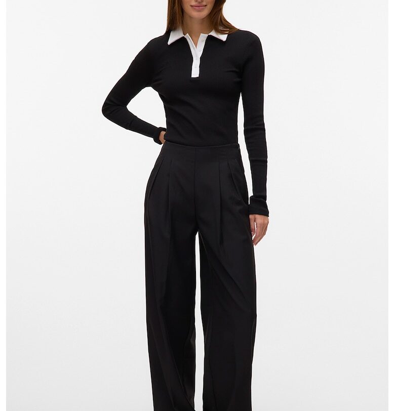 Блуза с контрастна яка Vero Moda