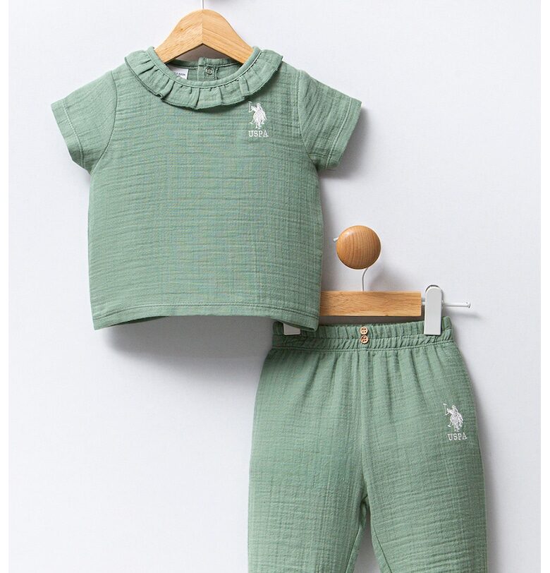 Блуза с къси ръкави и панталон - 2 части US Polo Assn