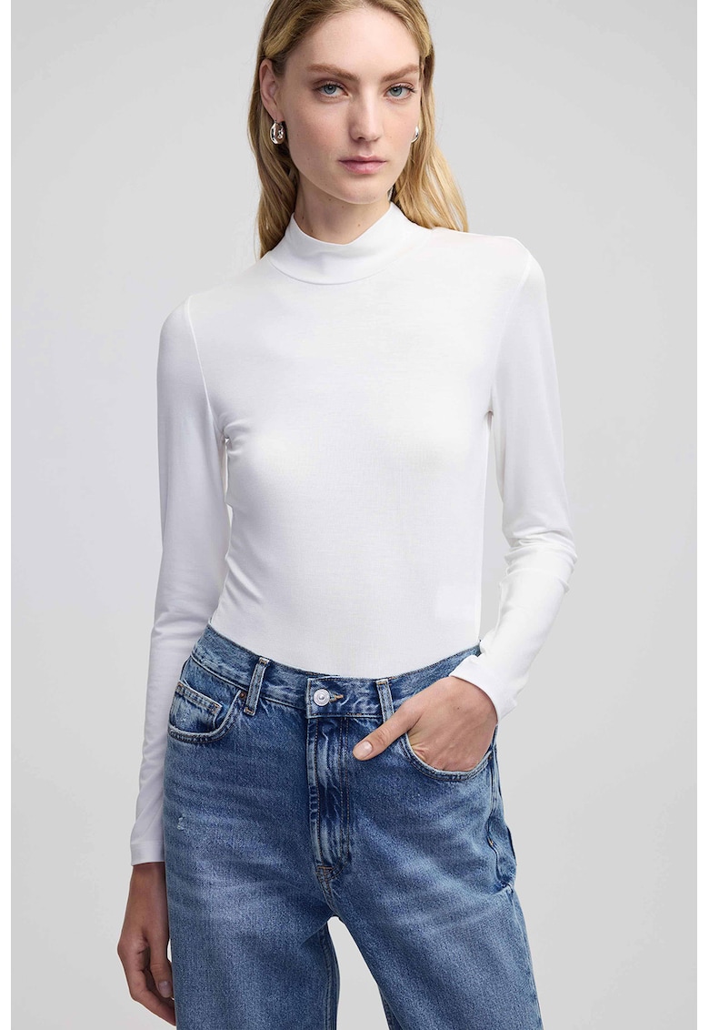 Блуза с лиосел с ниска яка Ipekyol