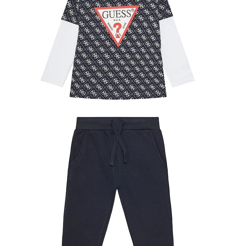 Блуза с лого и спортен панталон - 2 части GUESS KIDS