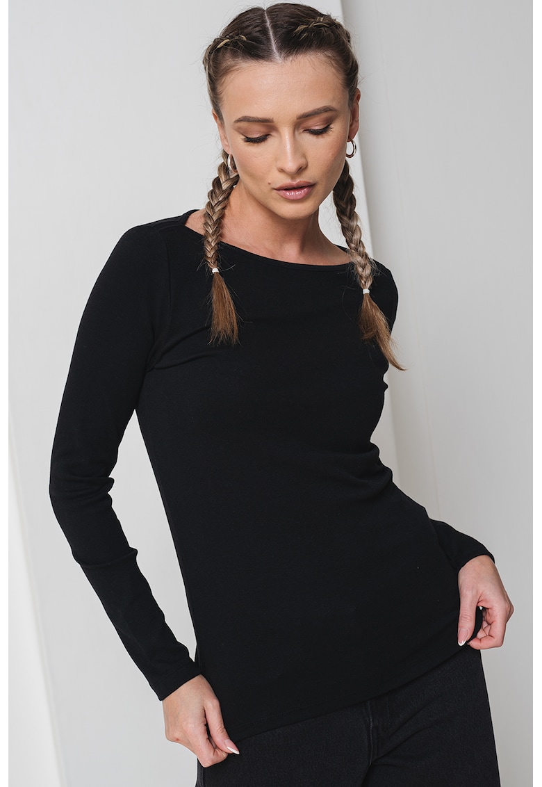 Блуза с модал с деколте тип лодка GAP