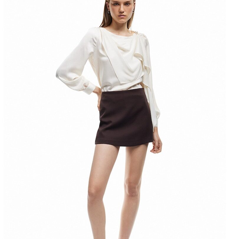 Блуза с набиране отпред KOTON