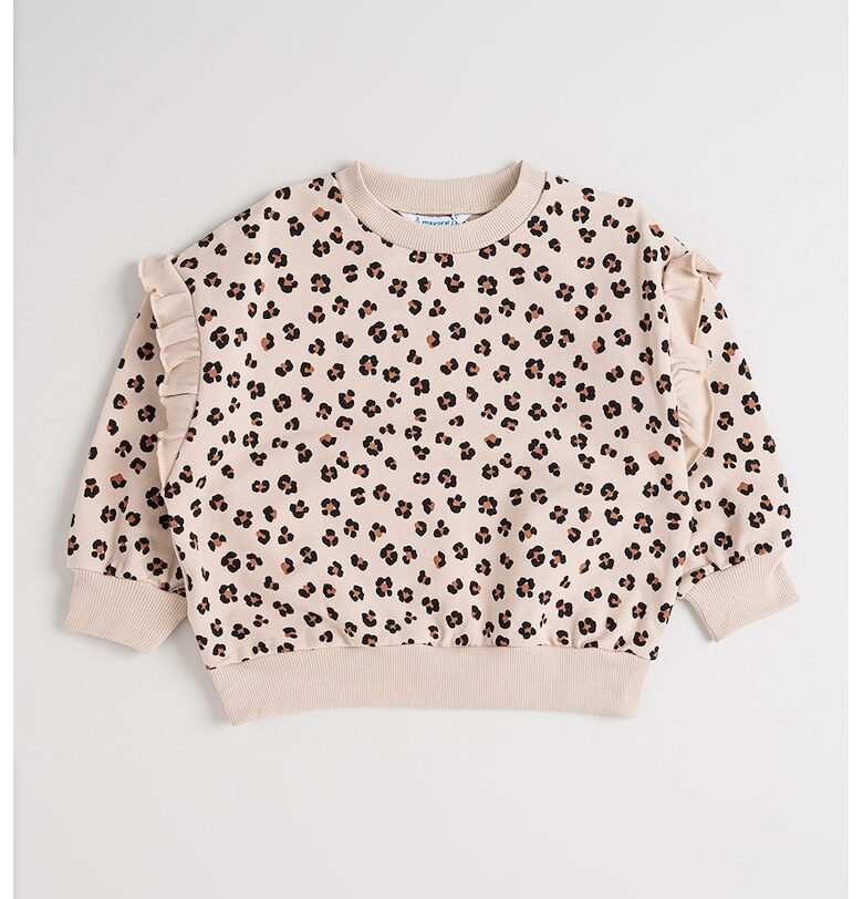 Блуза с овално ддеколте и принт Mayoral