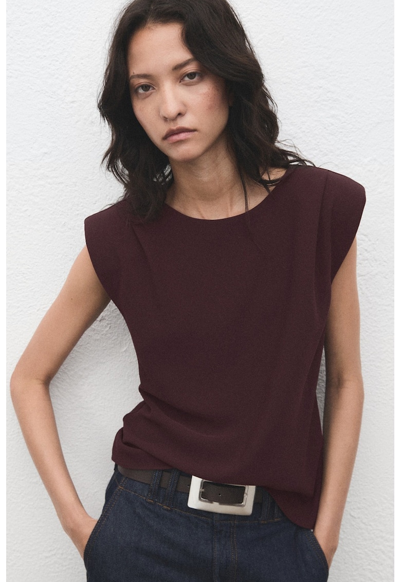 Блуза с полуръкави Mango